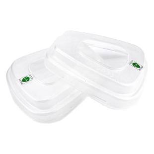 3M 501滤棉盖6800 6200 7502防毒面具专用5N11过滤棉固定盖子