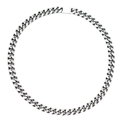 钛钢男女拉丝磨砂古巴链粗链子