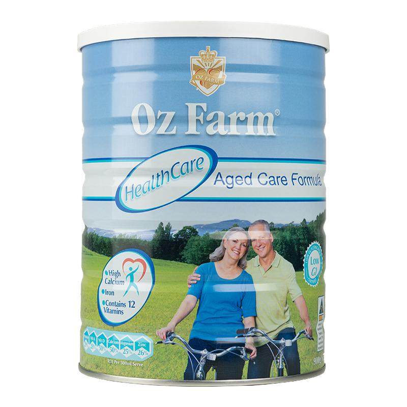 【买3送1】澳滋ozfarm中老年人营养免无糖疫高钙增强提体高质奶粉