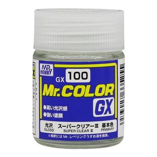 郡士光油GX100 112 油性光泽保护漆模型手办上色亮油BJD化妆18ml