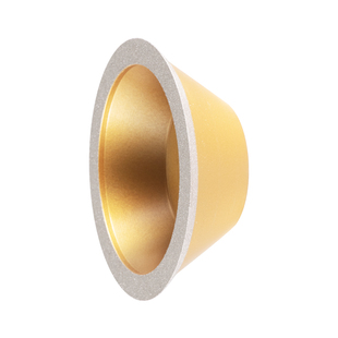 45度合金碗形砂轮单斜边特级金刚石砂轮磨刀机合金砂轮磨钨钢钎焊