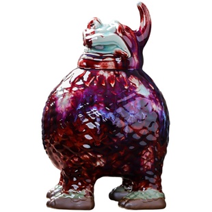 钧瓷窑变天禄貔貅开业送礼客厅摆件家居装饰品大号玄关工艺品摆设