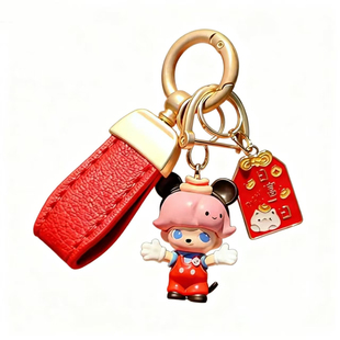 米老鼠挂件钥匙扣手机挂串星星人萌粒改娃包包挂饰挂件闺蜜礼物
