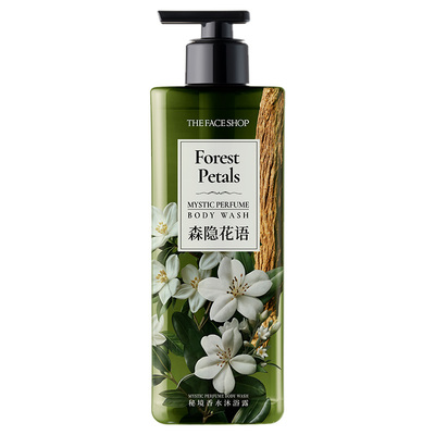 THE FACE SHOP菲诗小铺秘境系列香水沐浴露木质香氛大瓶装