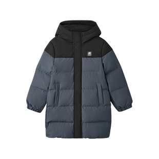 斯凯奇童装冬季流行儿童羽绒服外套小暖宝中大童男女款上衣连帽