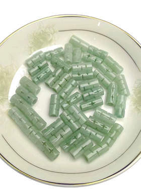 天然翡翠深绿色手链珠子