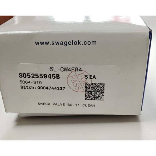 议价世伟洛克单向阀 6L-CW4FR4 全新原装正品 其他型号问客服