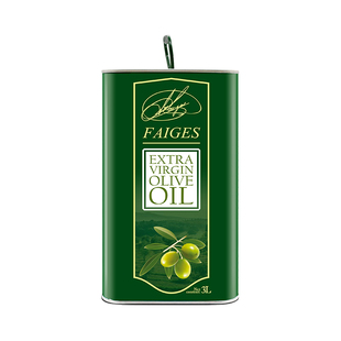 菲格斯特级初榨橄榄油3L罐西班牙原装进口家用烹饪营养健身护理