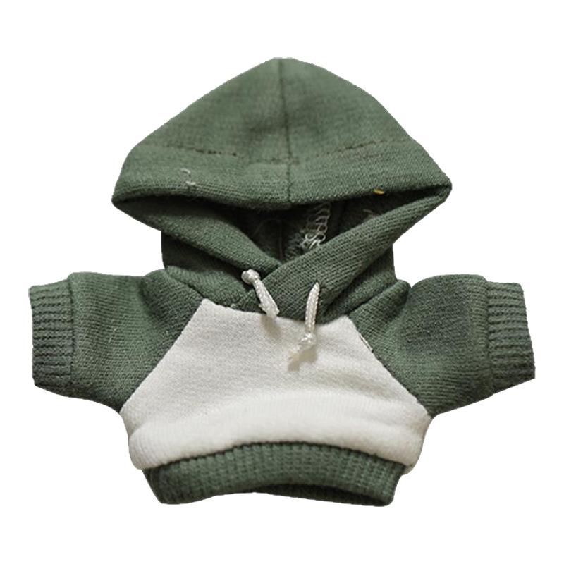 掌门狗努努娃衣10cm棉花娃娃衣服卫衣12厘米条纹玩偶帽衫休闲服装