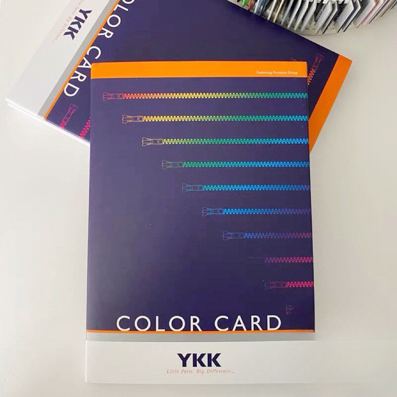 正品ykk色卡582色原装颜色多种色卡拉链Ykk