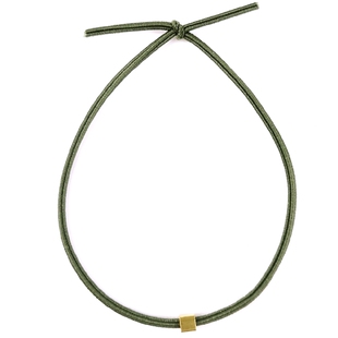 「吾庄」20件套装 超细复古简约古金色小方块发圈手环式发绳情侣