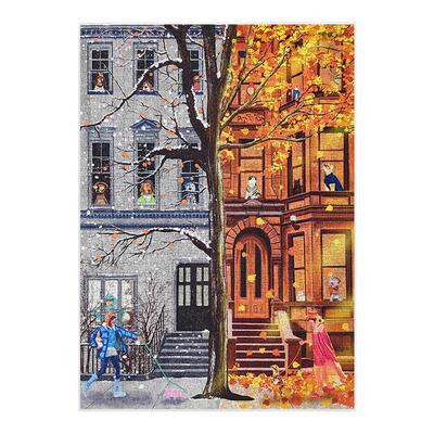 Comitok平分秋冬拼图1000片丝绒