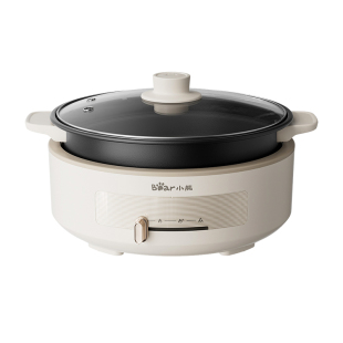 小熊电火锅家用大容量电煮锅多功能宿舍电锅分体式电热火锅电炒锅