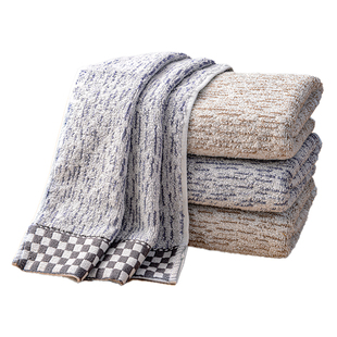 钟牌414纯棉流星雨无捻提缎毛巾2条装 吸水柔软亲肤舒适面巾1527