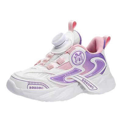 女童运动鞋巴布豆休闲鞋儿童透气