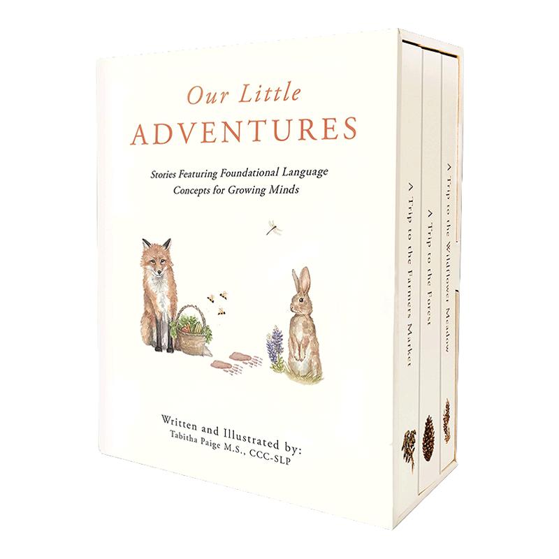 英文原版 Our Little Adventures 我们的小冒险三册 语言概念学习故事绘本 英文版 进口英语原版书籍