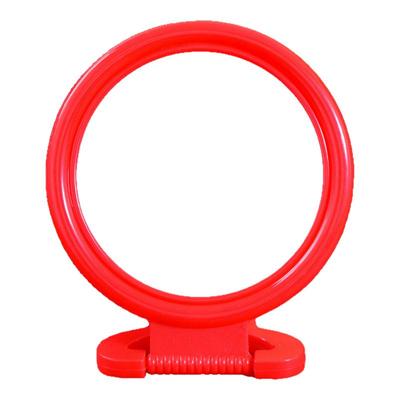 老式镜子塑料壁挂式圆形化妆镜台镜结婚红色梳妆新娘挂镜台式手持