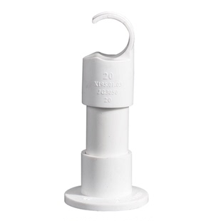 LESSO/联塑PVC线管20/25/32吊卡扣勾式管码线管抱箍盘式底座管卡