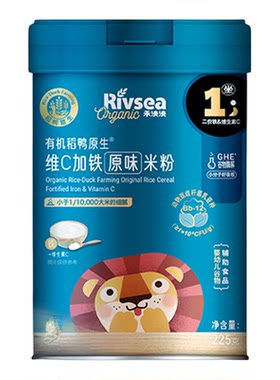 有机稻鸭原生高铁米粉