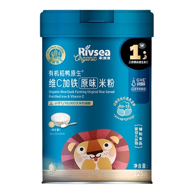 有机稻鸭原生高铁米粉