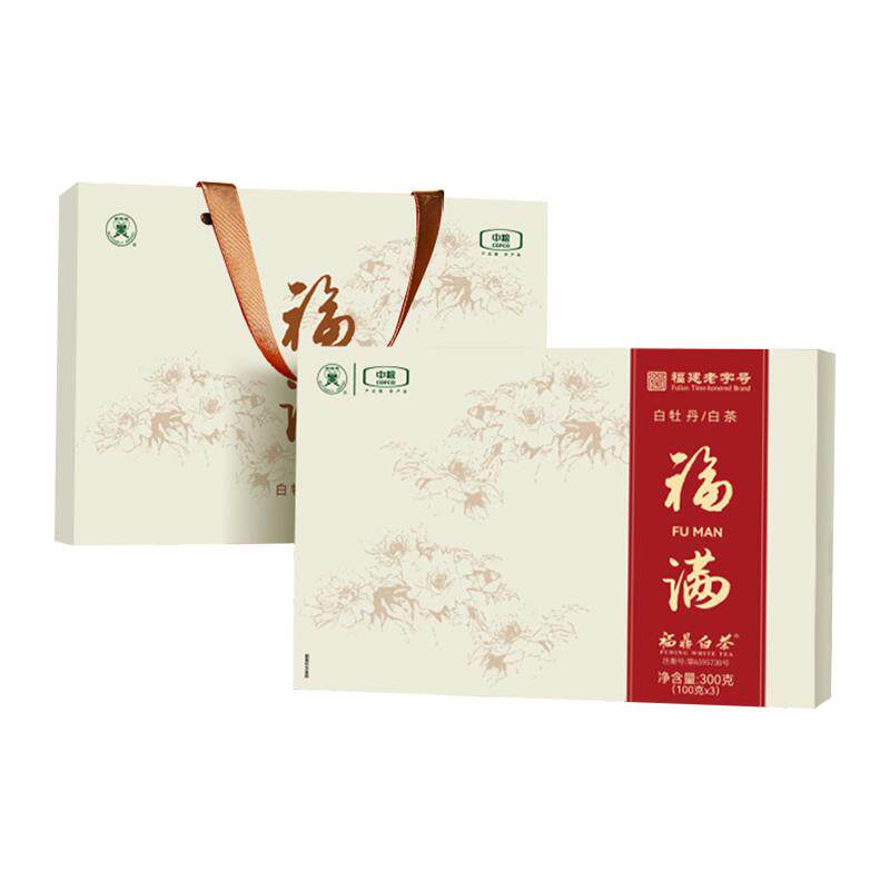 中茶蝴蝶牌福鼎白茶高山白牡丹茶叶300g茶叶礼盒装官方正品实拍图 商品
