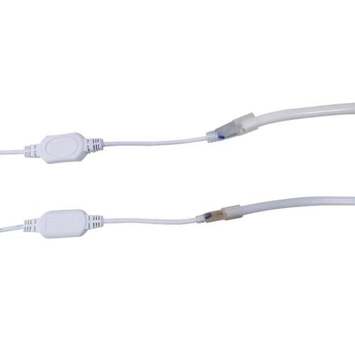 led灯带插头圆形柔性霓虹灯带配件使用控制器电源线连接线卡220V