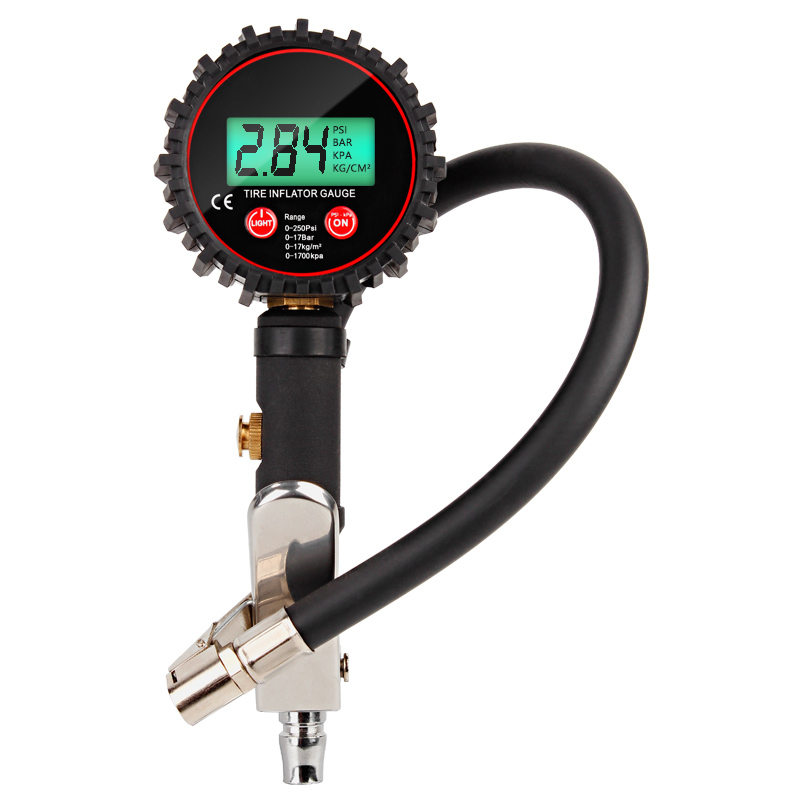 酷莱普高精度胎压表气压表可放气汽车测轮胎压力数显加气表打气枪