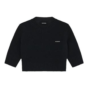 【明星同款】WE11DONE女士毛呢针织毛衣