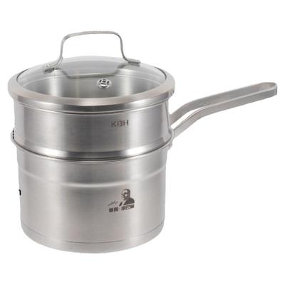 康巴赫304不锈钢奶锅蒸锅汤锅