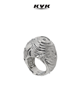 KVK SUPERNOVAS 超新星系列SIRIUS水波戒指女士小众百搭开口指戒