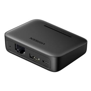 绿联打印机网络共享器服务无线接收自动免切换有线usb改装wifi模块连接局域网分享一拖多一拖二电脑打印盒子