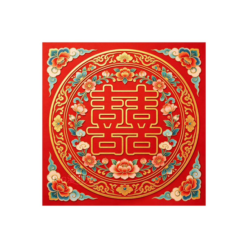 结婚喜字5D钻石画满钻2026新款喜庆新人礼物手工贴钻十字绣送闺蜜