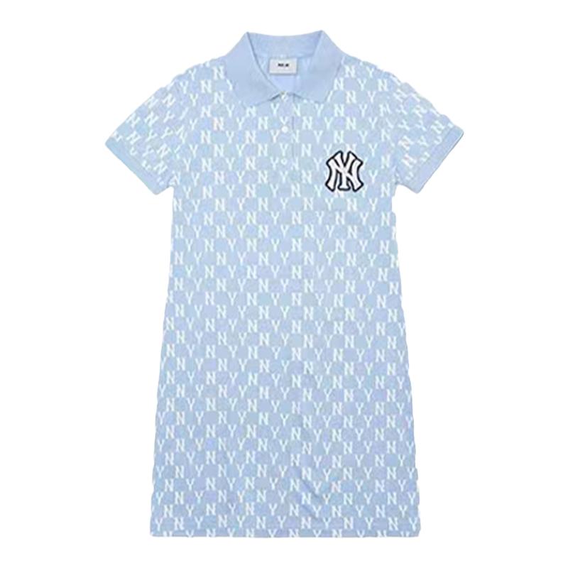 女童Polo裙子网红洋气短袖连衣裙