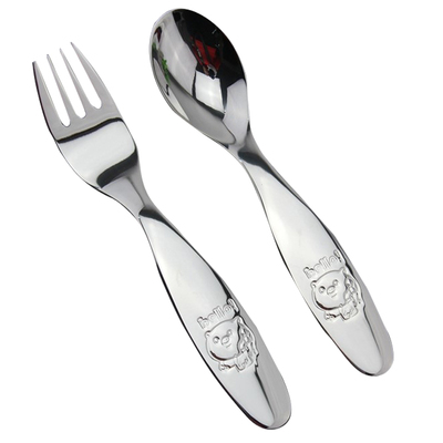 LUCUKU304不锈钢辅食吃饭勺