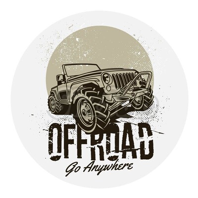 越野offroad go adv斑驳冒险穿越硬派反光磁性镭射车贴贴花204011