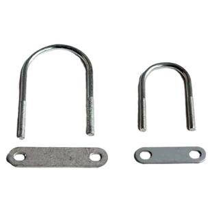 农业温室大棚配件拱管骨架斜撑固定卡热镀锌U型卡带螺丝钢管U型扣