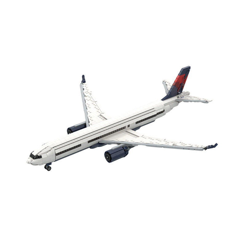 空客A330-900neo大型飞机积木