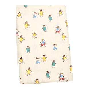 韩国dailylike进口20支平纹棉布料小猫咪手工DIY服装卡通印花面料