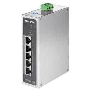 【现货当天发】普联TP-LINK TL-SF1005工业级 5口8口百兆千兆网络交换机tplink导轨安装4口以太网工业交换机