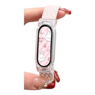 永好适用于小米9pro智能手环运动计步女款初高中学生高级感2025新款时尚防水震动闹钟心率检测蓝牙手表