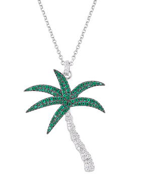 银色可拉伸欧美吊坠项链