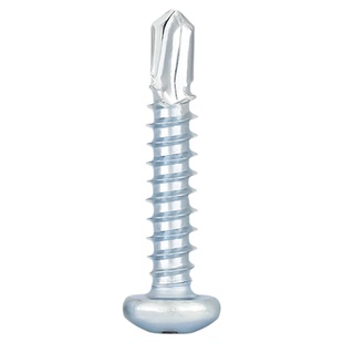 国标加硬镀锌圆头十字钻尾螺丝自钻自攻钉盘头燕尾丝专攻铁皮钢板