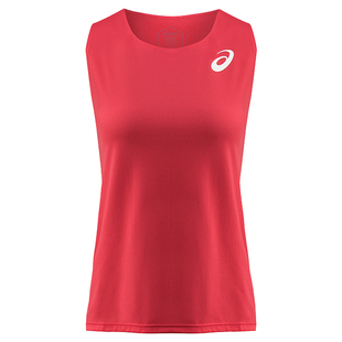 田径精英专业队赞助版!Asics亚瑟士女子超薄透气速干比赛服背心