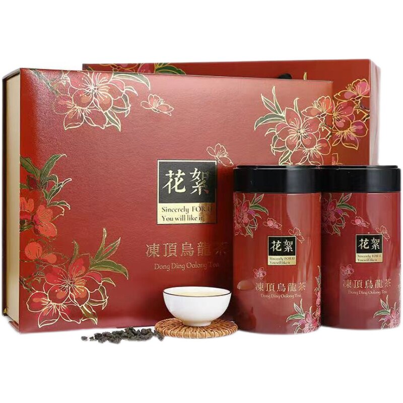 冻顶乌龙茶台湾原装礼盒装浓香型