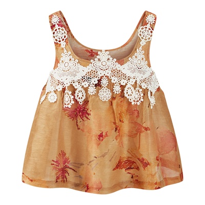 【XIAOLI筱李】蕾丝背心女上衣