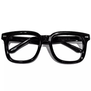 大脸黑框近视墨镜男款可配度数开车用160mm大框板材近视太阳镜女