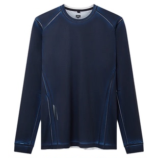 SOAR X RUN训练系列男子专业跑步印花抗菌透气轻量长袖T恤SLS3M