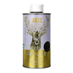 赣江有机山茶油500ml纯正山茶籽油江西茶树食用油压榨一级茶子油