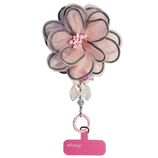 网纱花朵蝴蝶结挂件超好看绝美包挂吊坠手机壳电话套挂件钥匙扣背包拉链饰品ins时尚女士香风小众高级感新品