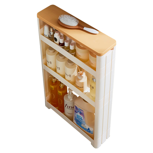 10cm12浴室夹缝收纳柜落地厨房浴室门后超窄墙边缝隙小推车置物架